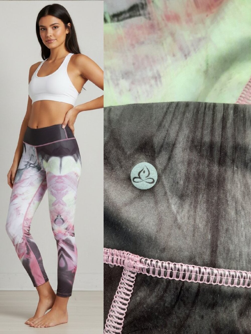 Marbled yoga pants - Apana brand
